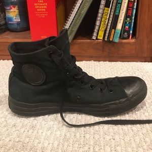 All-black Converse